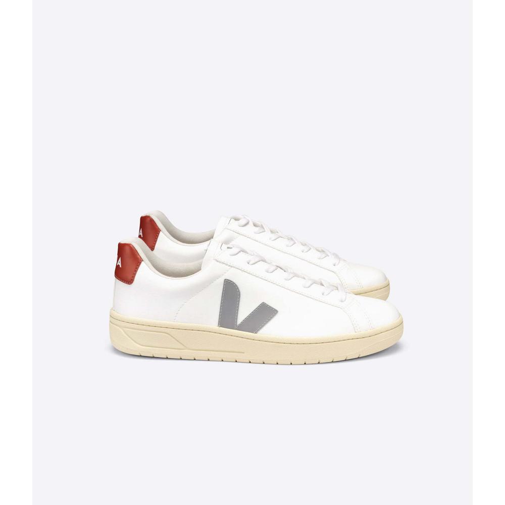 Veja URCA CWL OXFORD-GREY Sneakers Dames White/Red | BE 632TCE